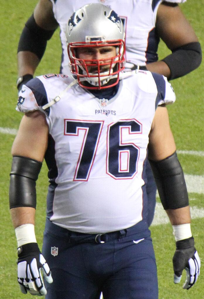 Sebastian Vollmer im Trikot der New England Patriots, 2015